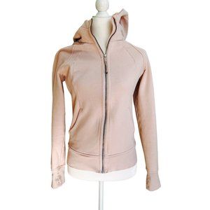 Lululemon Scuba Hoodie Feather Pink Full Zip 6